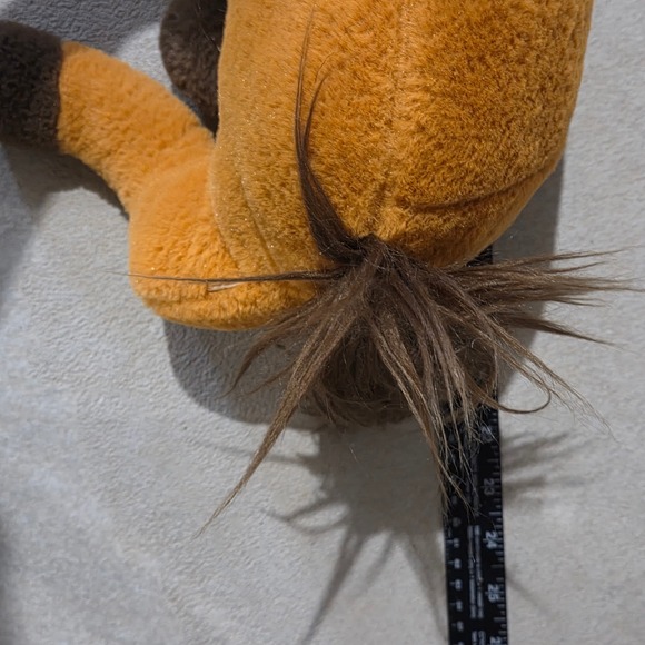 DreamWorks Spirit‎ Horse Plush Brown Mane White Stripe Laying Down 18" - Picture 5 of 5
